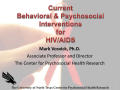 Presentation: Current Behavioral and Psychosocial Interventions for HIV/AIDS