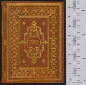 Primary view of object titled '[Calendar for 1915]'.