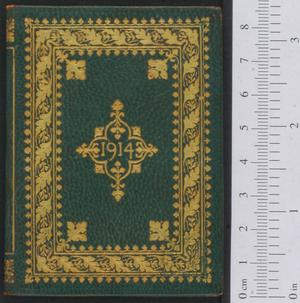 Primary view of object titled '[Calendar for 1914]'.