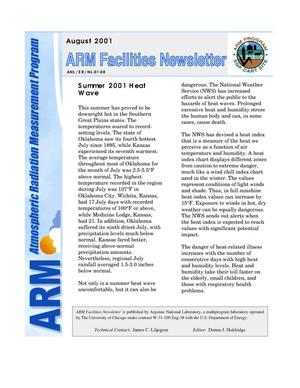 Atmospheric Radiation Measurement Program Facilities Newsletter, August 2001.