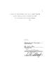 Thesis or Dissertation: A Study of the Dental Hygiene Program in the Wolflin Elementary Schoo…