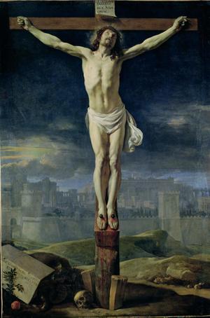 Primary view of Christ on the Cross