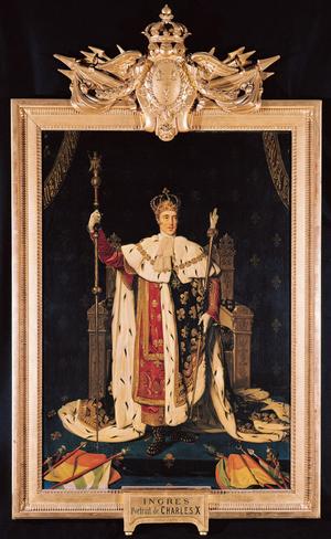 Primary view of Portrait of Charles X in Coronation Robes