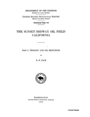 Primary view of The Sunset-Midway Oil Field, California: Part 1. Geology and Oil Resources