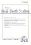 Journal/Magazine/Newsletter: Journal of Near-Death Studies, Volume 7, Number 1, Fall 1988