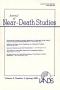 Journal/Magazine/Newsletter: Journal of Near-Death Studies, Volume 6, Number 3, Spring 1988