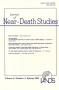 Journal/Magazine/Newsletter: Journal of Near-Death Studies, Volume 8, Number 3, Spring 1990