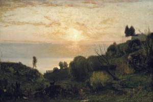 Primary view of Lake Albano Sunset
