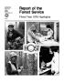 Book: Report of the Forest Service: 1979