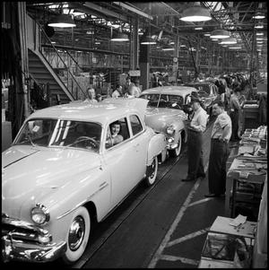 Primary view of [Automobiles in a factory, 16]