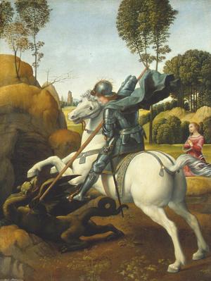 Primary view of Saint George and the Dragon