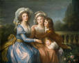Artwork: Marquise de Pezé and the Marquise de Rouget with Her Two Children