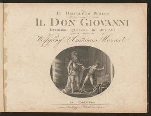 Primary view of Don Juan, oder, Der Steinerne Gast : komische Oper in zwey Aufzügen, volume 1