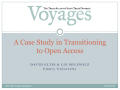 Presentation: Voyages: The Trans-Atlantic Slave Trade Database -- A Case Study in T…