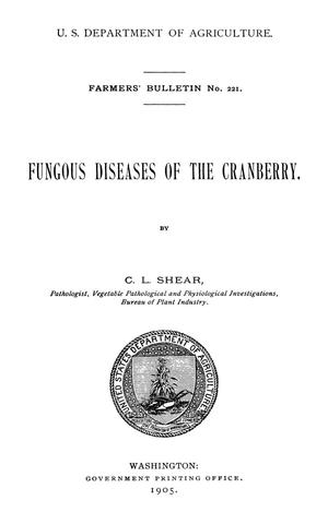 Primary view of Fungous Diseases of the Cranberry