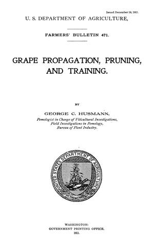 Primary view of Grape Propagation, Pruning, and Training