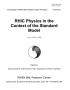 Report: PROCEEDINGS OF RIKEN BNL RESEARCH CENTER WORKSHOP ENTITLED "RHIC PHYS…