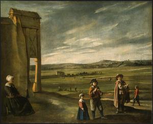 Primary view of Landscape with Peasants