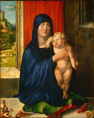 Primary view of Madonna and Child (recto)
