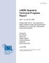 Report: I-NERI Quarterly Technical Report (April 1 to June 30, 2005)