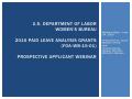 Presentation: 2015 Paid Leave Analysis Grants: Prospective Applicant Webinar