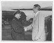 Photograph: [Stan Kenton and unidentified Air Force officer]