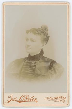 Primary view of [Photo of Mary Alice Williams from the Byrd Williams Sr. album, 1886-1902]