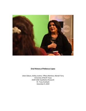 Oral History of Rebecca Lopez