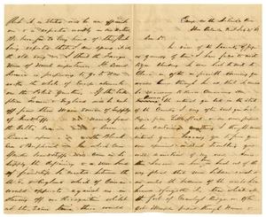 Primary view of [Letter to David Fentress, July 27, 1863]