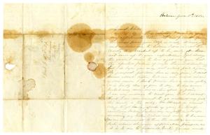 Primary view of [Letter from Maud C. Fentress to her son David W. Fentress - June 6, 1860]