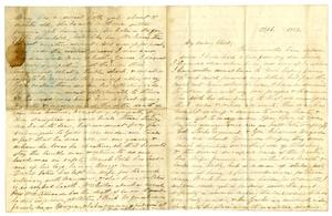Primary view of [Letter from Maud Fentress to one of her daughters, September 1863]
