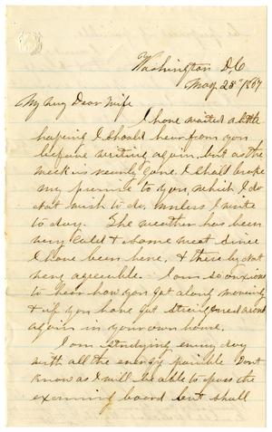 Primary view of [Letter from Hamilton K. Redway to Loriette Redway, May 25, 1867]