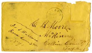 Primary view of [Envelope addressed to C. B. Moore]
