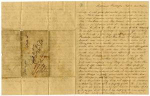 Primary view of [Letter from Henry S. Moore to Charles B. Moore, February 1862]