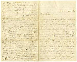 Primary view of [Letters from Bettie Franklin, Matilda Dodd, and William Dodd to Mary Moore, March 11, 1876]