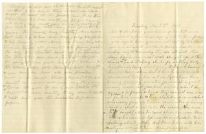 Primary view of [Letter from Matilda and W. Dodd to Mary Ann and Charles B. Moore, November 23, 1880]