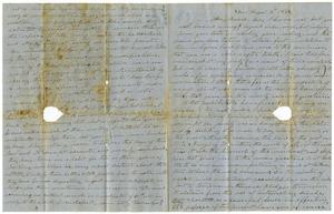 Primary view of [Letter from Thomas Dyerz to Moore, August 3, 1853]