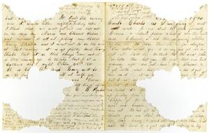 Primary view of [Letter from  Henry Moore and a child to Charles Moore, October 25, 1870]