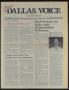 Newspaper: Dallas Voice (Dallas, Tex.), Vol. 1, No. 23, Ed. 1 Friday, October 12…