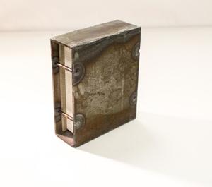 Primary view of object titled '[Book in a Steel Box]'.